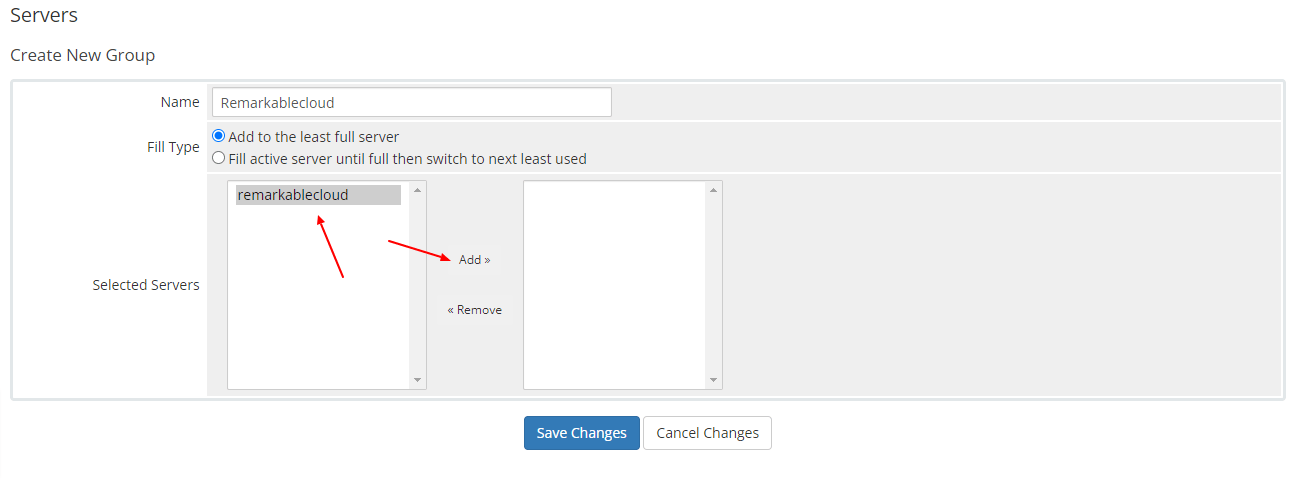 How to install the Cloud Server Reseller plugin 3 whmcs products5png